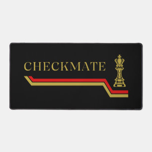 joueur d'échecs cochonne or rouge