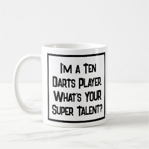 Joueur des fléchettes Super Talent. Café Mug