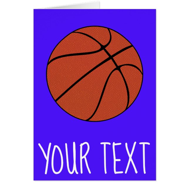 Joueur/entraîneur de basket-ball - Carte couleur e (Devant)