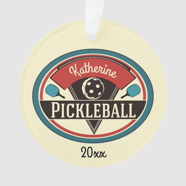 Joueur fait sur commande de Pickleball de (devant)