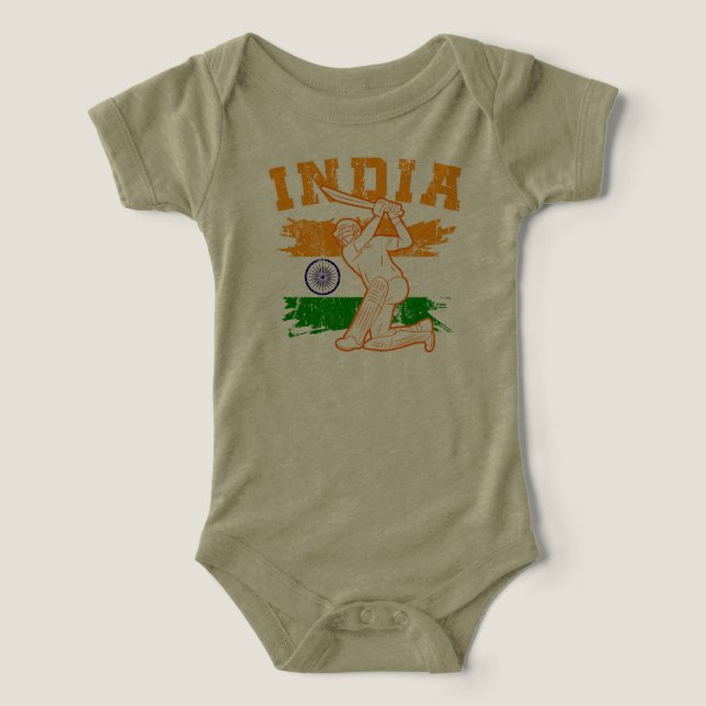 Joueur indien de cricket (Design Recto)