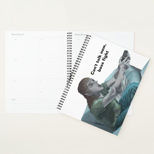 Joueur vidéo elf Boss Planner (Devant avec enveloppe)