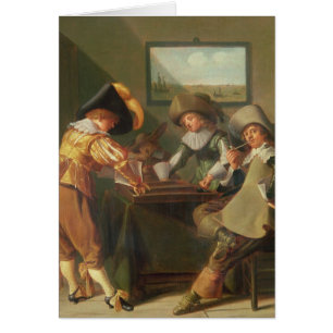 Joueurs de backgammon, XVIIème siècle