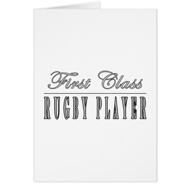 Joueurs de rugby : Joueur de rugby de première (Devant)