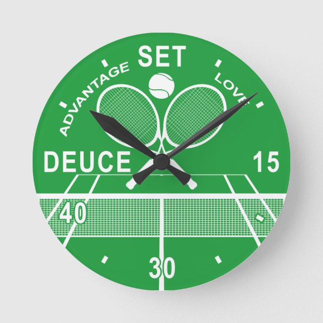 Joueurs de tennis, horloge de tennis. (Recto)