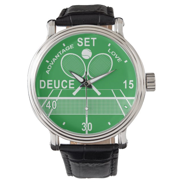 Joueurs De Tennis, Veille De Tennis. Montre (devant)
