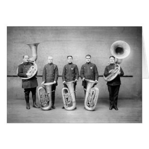 Joueurs de tuba de l'orchestre de police, 1915