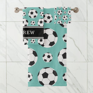 Joueuse de soccer turquoise boules Motif enfant ga
