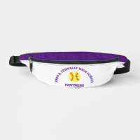 Joueuse de softball au lycée violet Personnalisé
