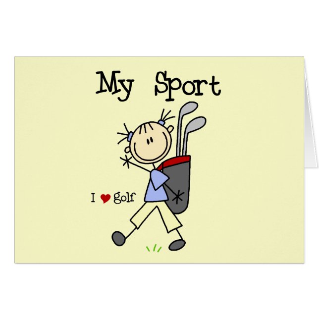 Jouez au golf mon T-shirts et cadeaux de sport (Devant horizontal)
