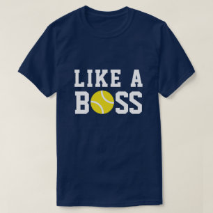 Jouez comme un T-shirt de tennis de patron pour