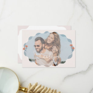 Jouful Floral Wedding Einladung Danke Cards