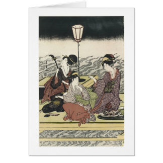 Jouissant du Cool de la Soirée, Toyohiro, 1800
