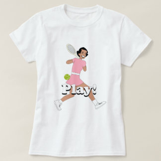 Jouons au T-shirt de tennis