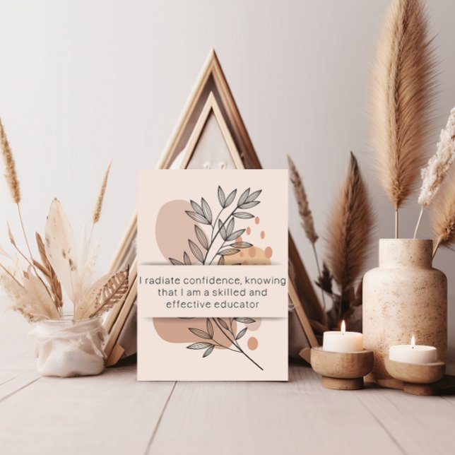 Jour 15 Affirmation de l'enseignant Carte santé me (Teacher affirmation card
)