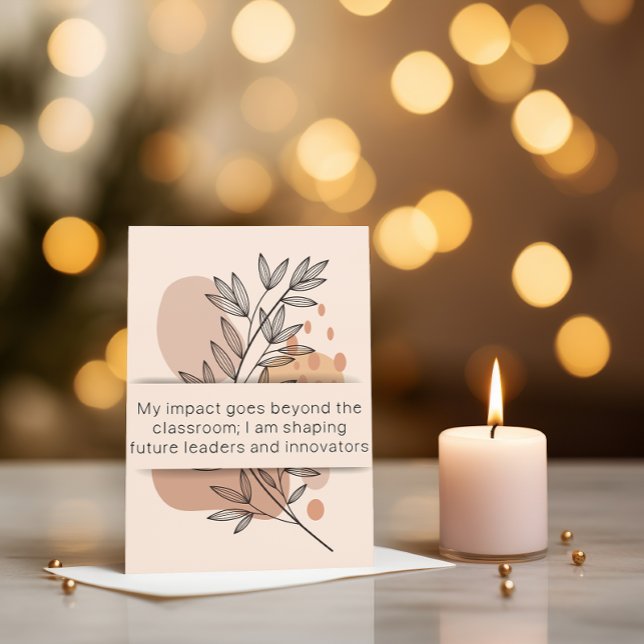 Jour 17 Affirmation de l'enseignant Carte santé me (Daily affirmation cards for teachers
)