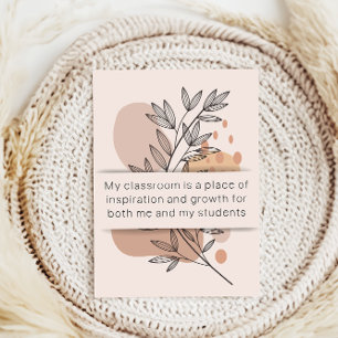 Jour 3 Affirmation de l'enseignant Carte de santé 