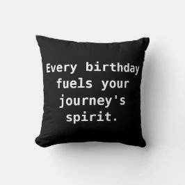 Jour d'anniversaire des oreillers décoratifs