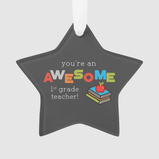 Jour d'appréciation de l'enseignant de première an (devant)