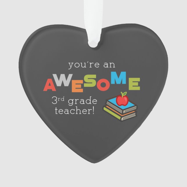 Jour d'appréciation de l'enseignant de troisième a (devant)