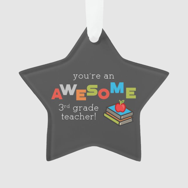 Jour d'appréciation de l'enseignant de troisième a (devant)