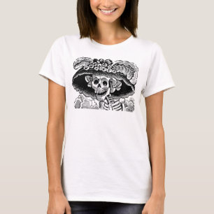jour de catrina du T-shirt mort de Halloween