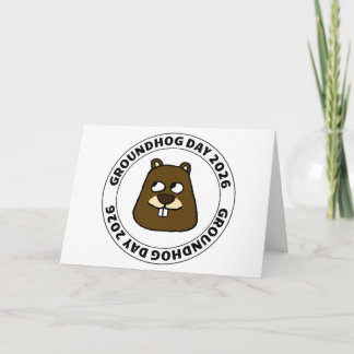 Jour de la marmotte 2026 avec carte visage de marm