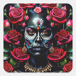 Jour de la mort Elegance Sticker - Crâne de sucre