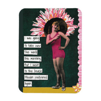 Jour de la plage de Magnet Vacances Snarky