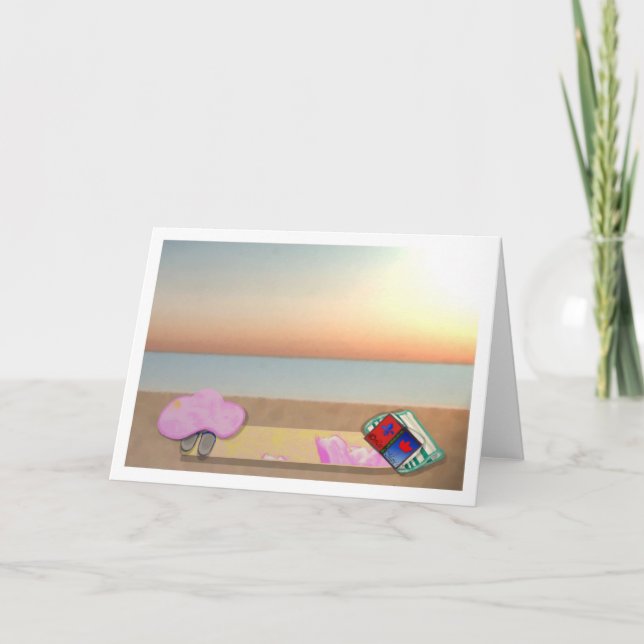 Jour de la plage La carte de design créatif de Lee (Devant)