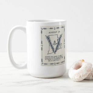 Jour de la Victoire de Rhode Island Tasse commém