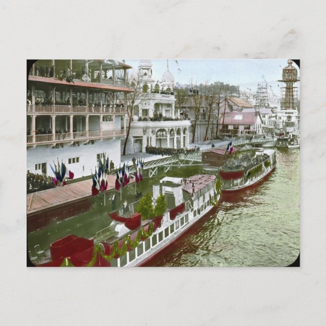 Jour de l'Inauguration, Paris, France Carte postal (Devant)