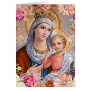 Jour de mères béni par catholique de Vierge Mari