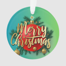 Jour de Noël brillant doré