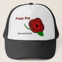 Jour de pavot, casquette de souvenir