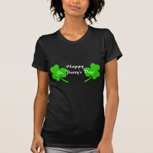 Jour de St Patty heureuse ! T-shirt de shamrocks
