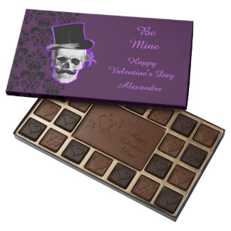 Jour de valentines gothique pourpre personnalisé