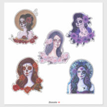Jour des autocollants morts par Renee