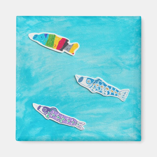 Jour des enfants Aimant Koinobori (Devant)