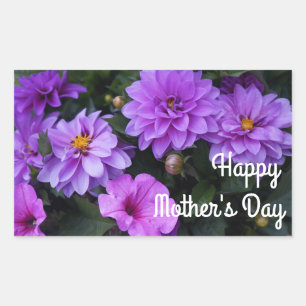 Jour des mères Stickers Dahlia Lilac et Petunia