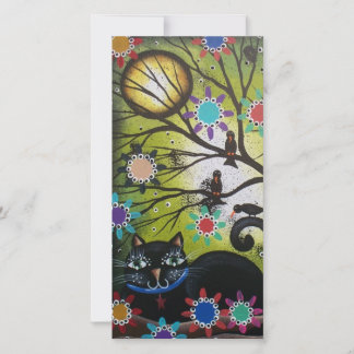 Jour Des Morts, Chat Noir Art_ Carte photo