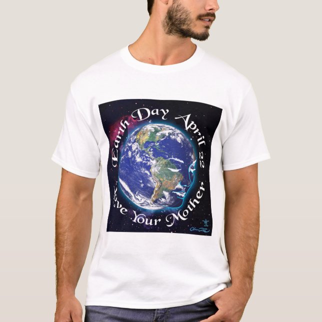 Jour des terres T-shirt couleurs claires (Devant)