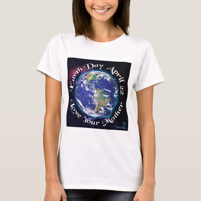 Jour des terres T-shirt couleurs claires (Devant)