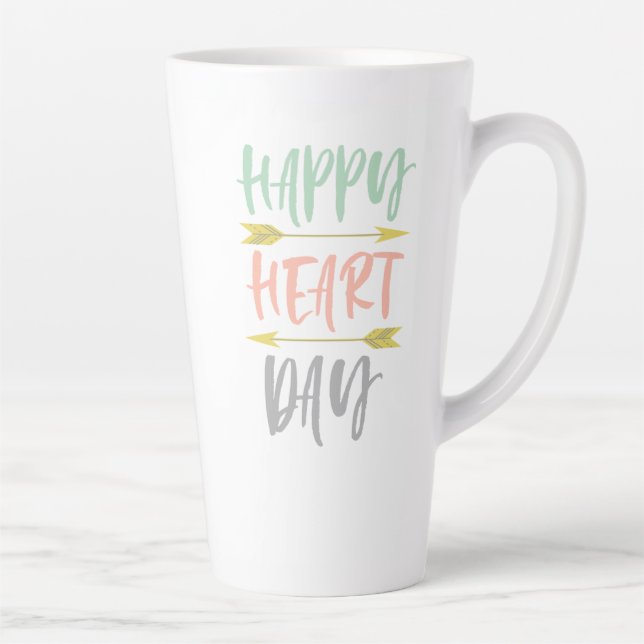 Jour des Valentines Joyeux Jour des Coeurs Mug (Droite)