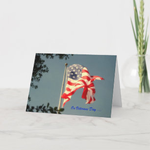 Jour des vétérans, Merci - Carte de vœux militaire
