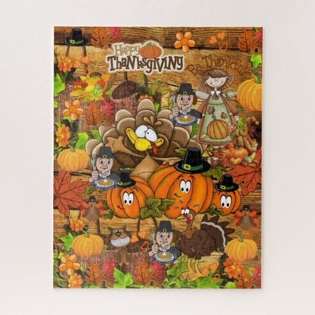 Jour du Bon thanksgiving des puzzles (Vertical)