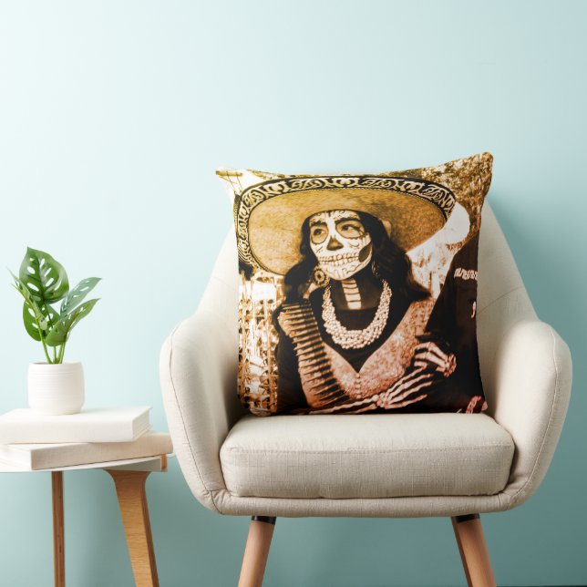 Jour du Coussin mort - Una Mujer Esqueleto (Chaise)
