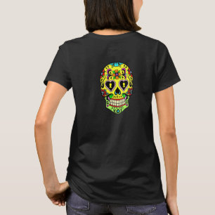 Jour du crâne de sucre mort T-shirt femme