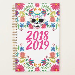 Jour du planificateur floral mort, personnalisable