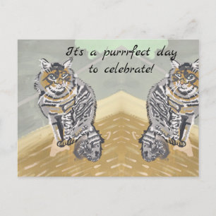 Jour purrrparfait pour célébrer la Carte Postale d